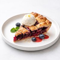 Blueberry Rhubarb Pie