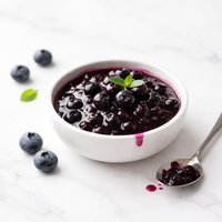 Blueberry Sauce Plain and Simple