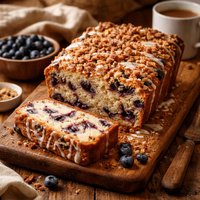 Blueberry Sour Cream Coffee Cake