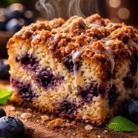 Blueberry Sour Cream Coffee Cake Decadent