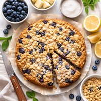 Blueberry Streusel Cake