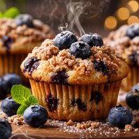 Blueberry Streusel Muffins