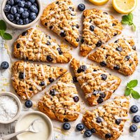 Blueberry Streusel Scones