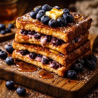 Blueberry Stuffed French Toast