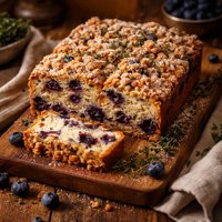Blueberry Thyme Coffee Cake