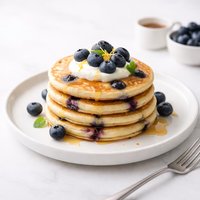 Blueberry Yogurt Pancakes
