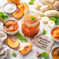 Blushing Peach Banana Jam