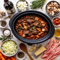 Boeuf Bourguignonne Beef Burgundy Crock Pot or Not