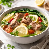 Boiled Pork with Lemon Sinigang Na Baboy