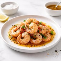 Boiled Shrimp with Spicy Butter Sauce