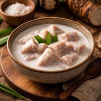 Boiled Taro with Coconut Milk