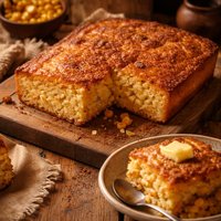 Bolo Di Mahishi Corn Pudding Curacao Caribbean