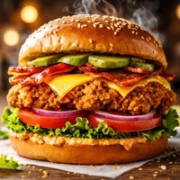 Bondi Type Chicken Burger