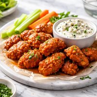 Boneless Buffalo Wings with Blue Cheese Dip