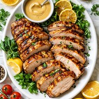 Boneless Honey Mustard Grilled Pork Loin