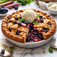 Bonnie Blue Barb Pie