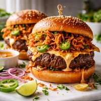 Bordertown Burgers with Spicy Onions