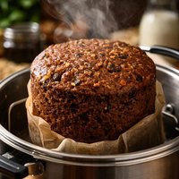 Boston Brown Bread in a Pressure Cooker