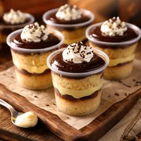 Boston Cream to Go Cupcakes