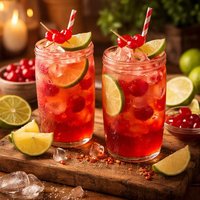 Bottoms Up Cherry Limeade