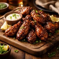 Bourbon Chicken Wings