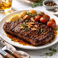 Bourbon Kick Steak