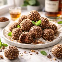 Bourbon Rum Balls No Bake Cookies
