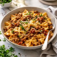 Bow Tie Pasta with Italian Sausage