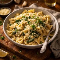 Bow Ties with Creamy Artichoke Sauce