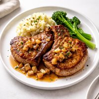 Brady Bunch Pork Chops