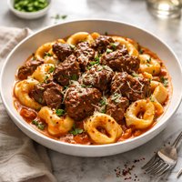 Braised Beef and Tortelloni Olive Garden Copycat