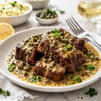 Braised Beef with Caper Sauce