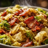 Braised Cabbage and Bacon