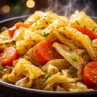 Braised Cabbage and Carrots
