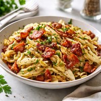 Braised Cabbage with Bacon