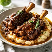 Braised Lamb Shanks with Rosemary