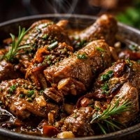 Braised Lamb with Anchovy Sauce Abbacchio Alla Cacciatora