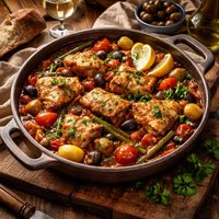 Braised Monkfish Nicoise