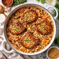 Braised Pork Chops with Sauerkraut