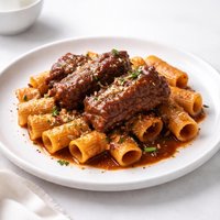 Braised Spareribs with Rigatoni