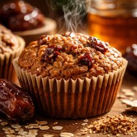 Bran Date Muffins from Linette at Plum Tree Cottage