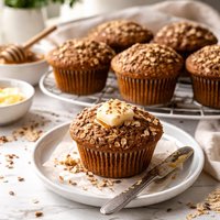 Bran Flax Muffins Low Sugar