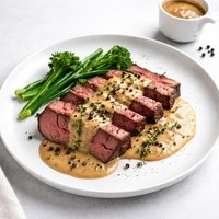 Brandy Peppercorn Sauce for Beef