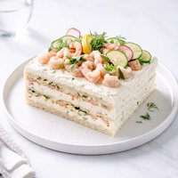 Brauoterta Icelandic Style Sandwich Loaf Shrimp