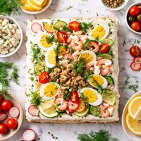 Brauoterta Icelandic Style Sandwich Tuna Egg