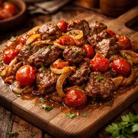Brazilian Beef and Tomatoes