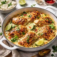 Brazilian Chicken with Coconut Milk Sauce