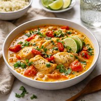 Brazilian Fish Coconut Milk Stew Low Carb