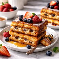 Bread and Butter Pudding French Toast Sandwiches