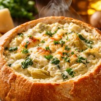 Bread Bowl Artichoke Dip Pampered Chef